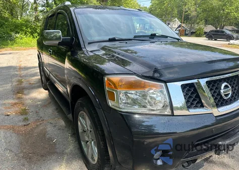 2012 Nissan Armada Sv из США, поврежденный, VIN 5N1AA0NC4CN611169